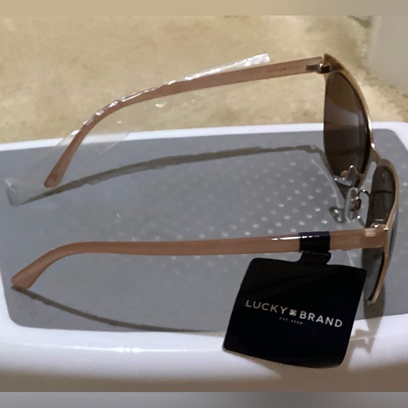 🆕🔥LUCKY BRAND DOHENY CAT EYE DOHENY STYLE CHIC&STYLISH ROSE GOLD NWT&NIP!! - Picture 2 of 9